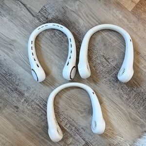 Portable White Neck Fan